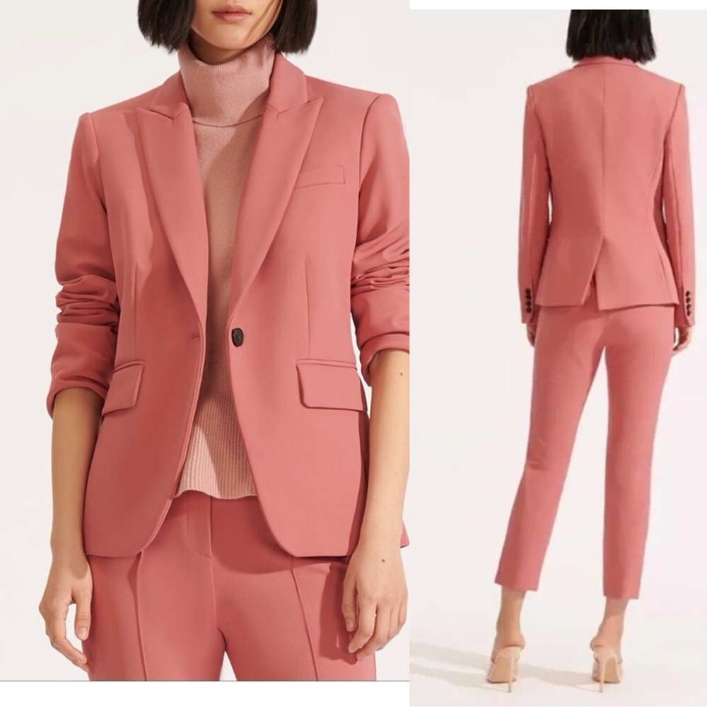Veronica Beard Cutaway Dickey Jacket, Mauve
